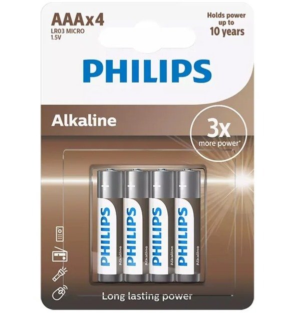 Producto - PHILIPS POWER ALKALINE AAA