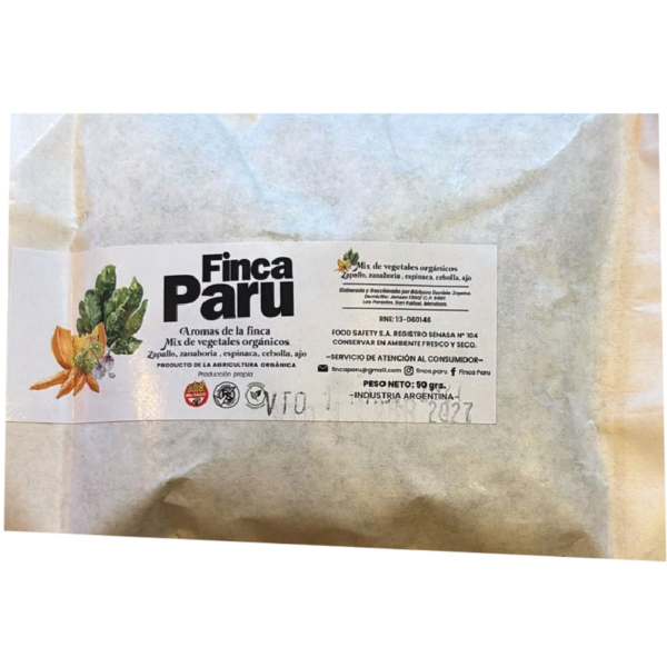 Producto - Mix de vegetales orgánicos - 50g [Finca Paru]