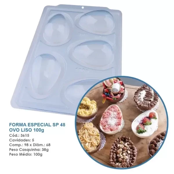 Producto - MOLDE HUEVO 100G