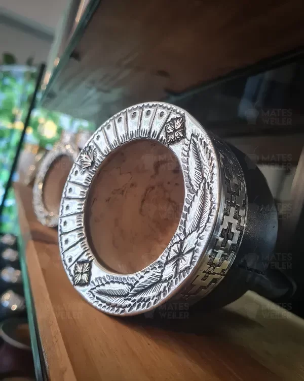 Producto - Mate Imperial Premium Cincelado a Mano con Apliques de Bronce