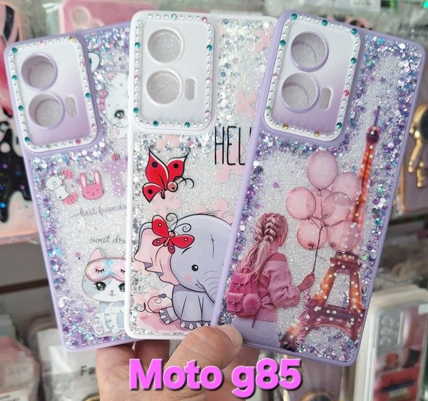 Producto - Fundas brillo reforzadas con strass. Moto g85