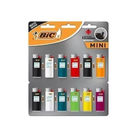 Producto - Encendedores BIC MINI Blister x 12 uni