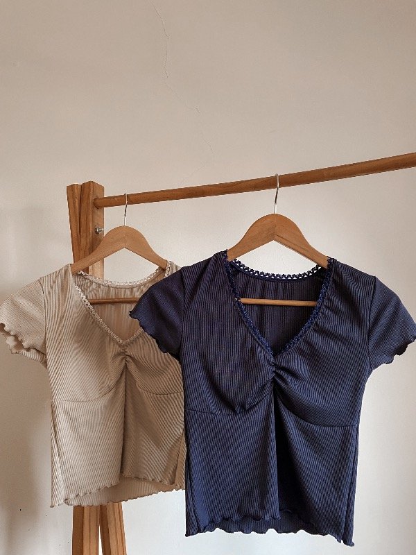 Producto - TOP PUNTILLA M CORTA