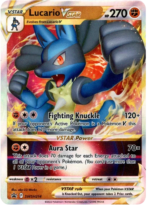 Producto - Lucario VSTAR - SWSH214 - Sword and Shield Promo