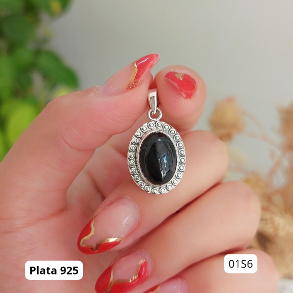 Producto - Dije piedra onix ovalado