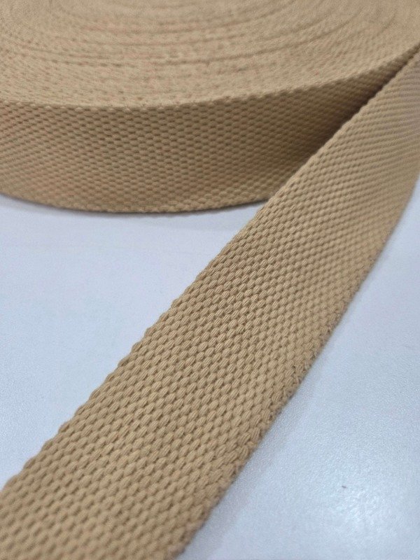 Producto - Cinta Marinera algodón BEIGE  40mm x mt5