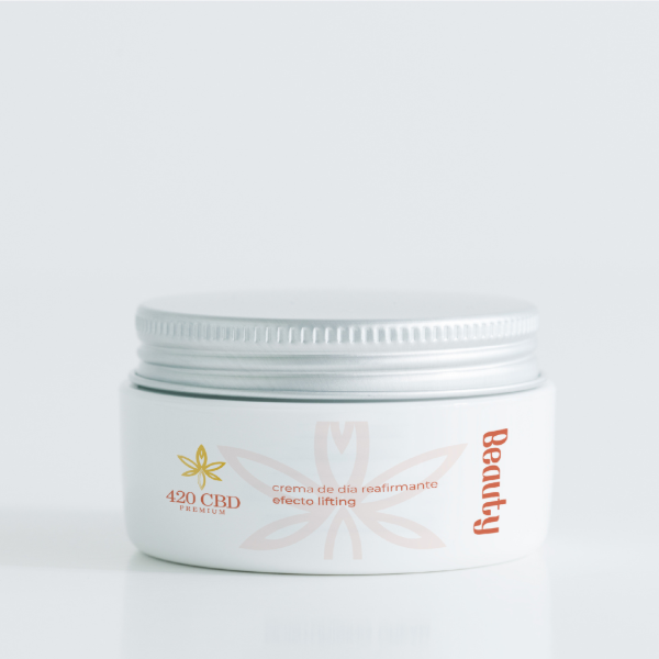 Producto - Crema Facial Reafirmante Vegan Beauty Sin Gluten 420 CBD Premium 50ml