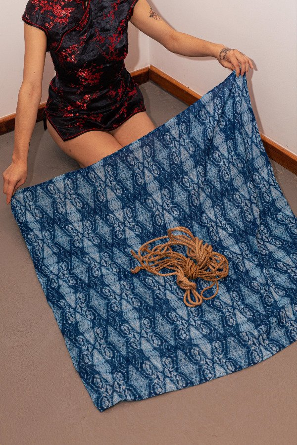 Producto - FUROSHIKI AZUL MARINO PEQUEÑO
