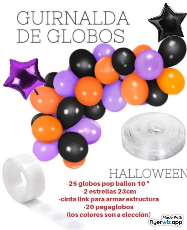 Producto - Arco de globos del horror
