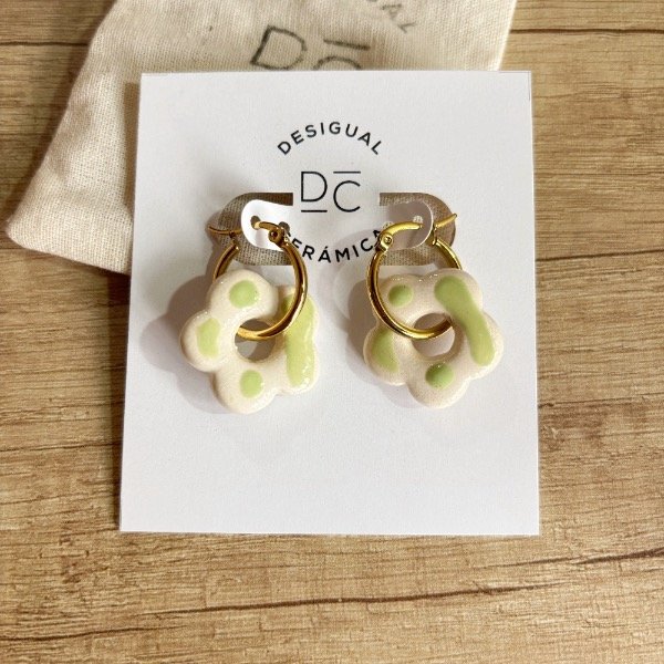 Producto - Aros Flopy con verde