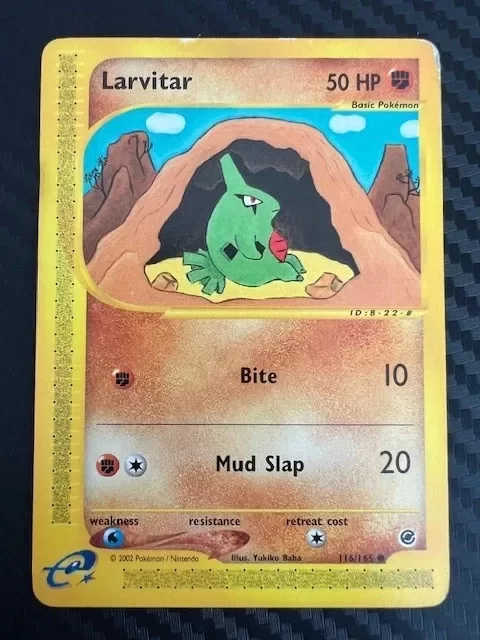 Producto - Pokemon TCG Larvitar Expedition Base 116/165 Common HP