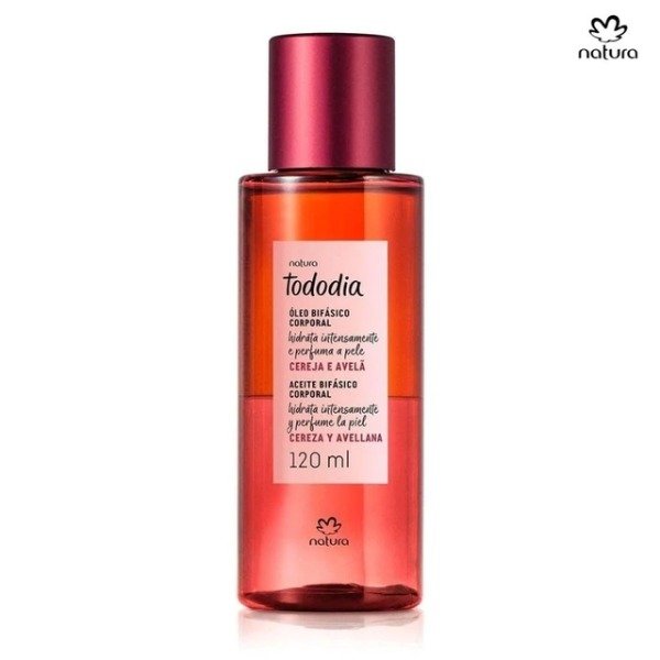 Producto - Aceite Bifásico Corporal Cereza y Avellana - Tododia Natura