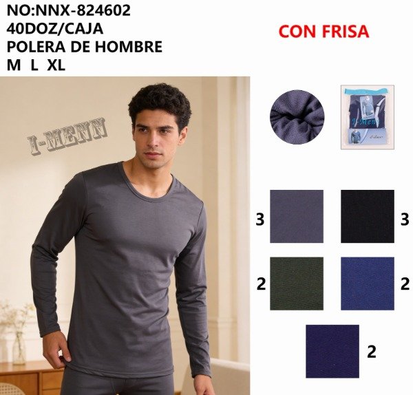 Producto - CAMISETA TÉRMICA HOMBRE I-MENN 602 (x6)
