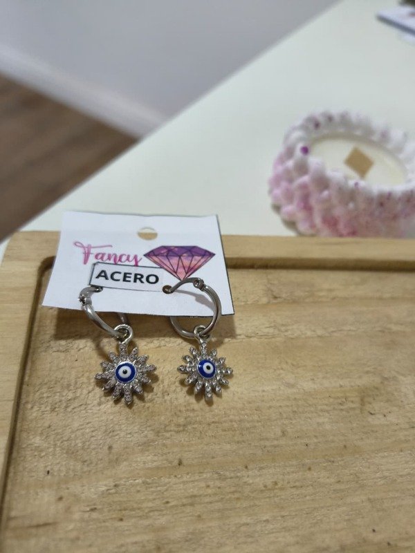 Producto - Argollitas sol ojo turco