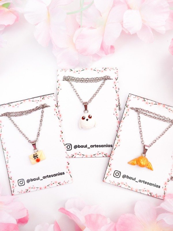 Producto - Collar Hedwig, carta y Snitch