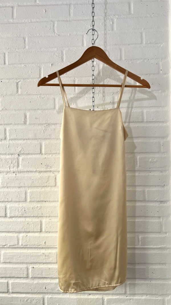 Producto - Vestido champagne lazo (S)