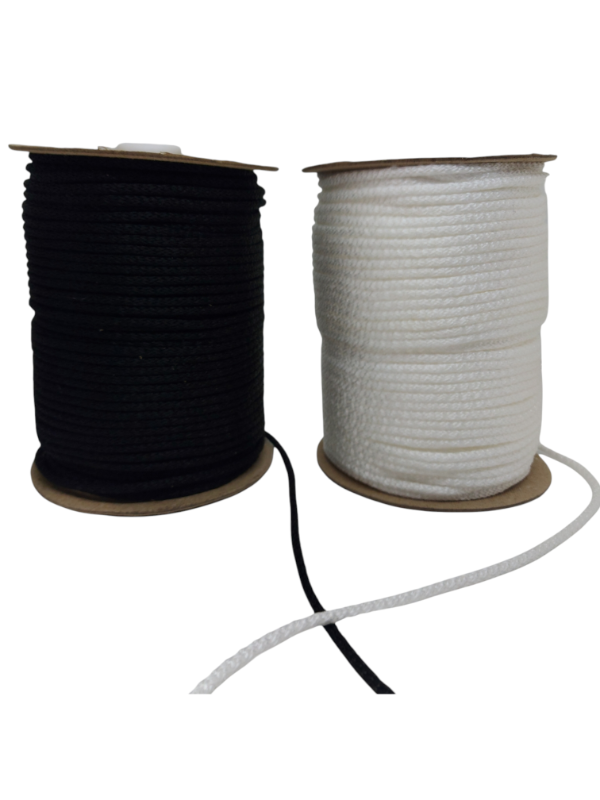 Producto - CORDÓN DE POLIPROPILENO BLANCO Y NEGR0