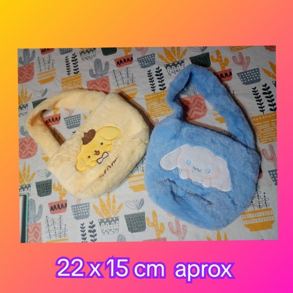 Producto - Cartera peluche  (disponible AMARILLO)