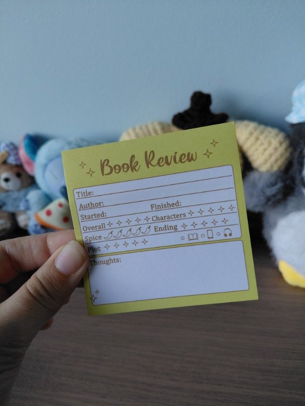 Producto - Merch literario - Reading Journal amarillo