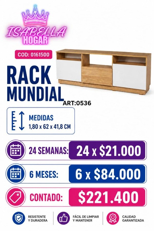 Producto - RACK MUNDIAL