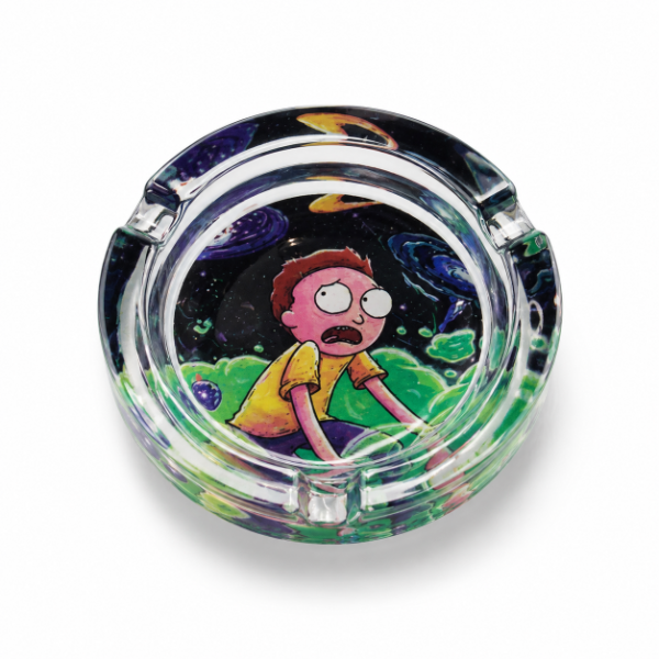 Producto - CENICERO DE VIDRIO RICK Y MORTY