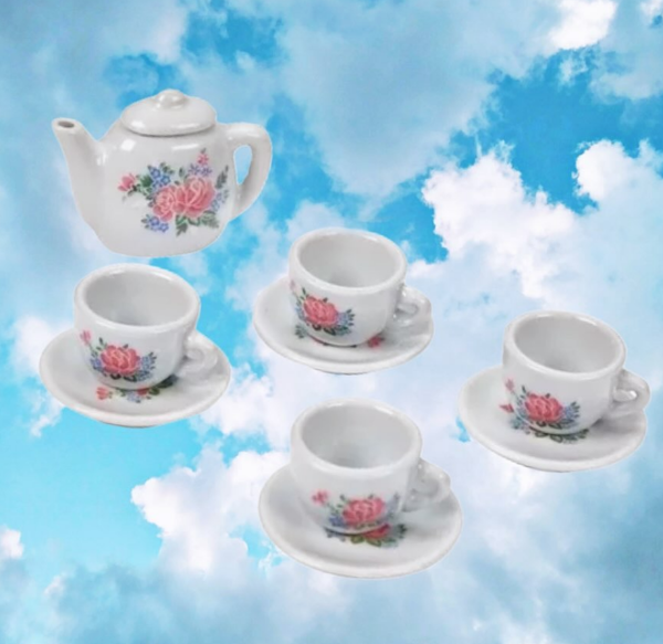 Producto - Mini juego de té de porcelana