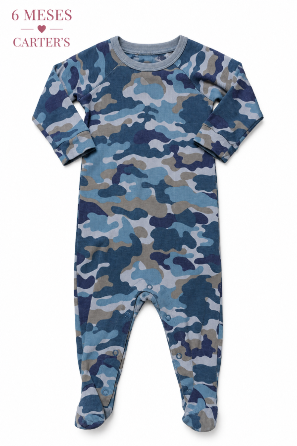 Producto - Enterito camuflado Carters 6 meses - 0