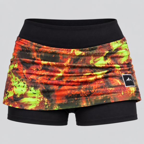Producto - Pollera con Short Deportivo Modelo AerisFlex Fuego - 0