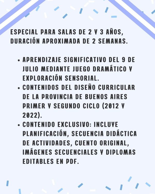 Producto - Proyecto 9 de Julio (2 y 3 años) - 1