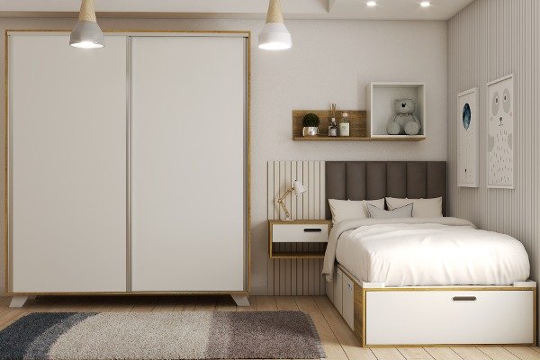 Producto - Vestidor Nordic  puertas corredizas de 1.8 m
