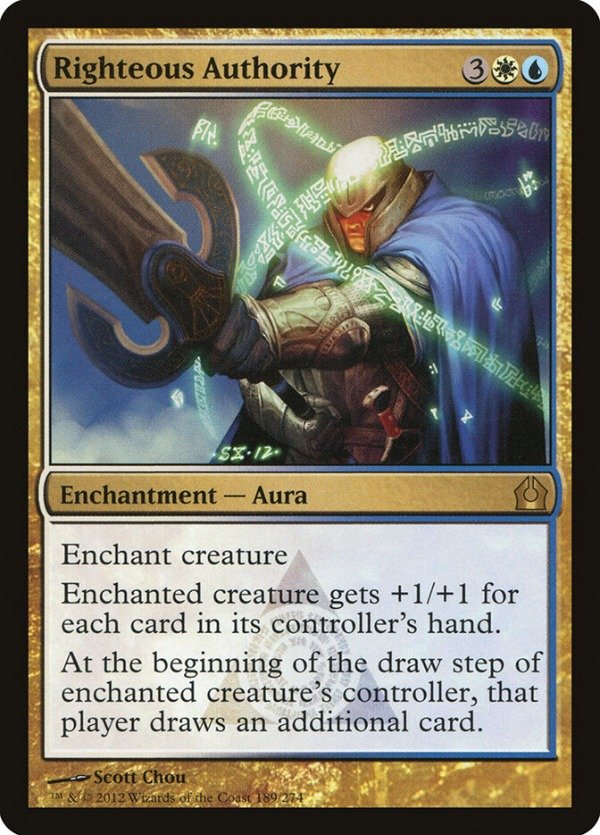 Producto - Righteous Authority #189  Return to Ravnica