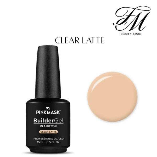Producto - PINK MASK BUILDER GEL BOTELLA CLEAR LATTE