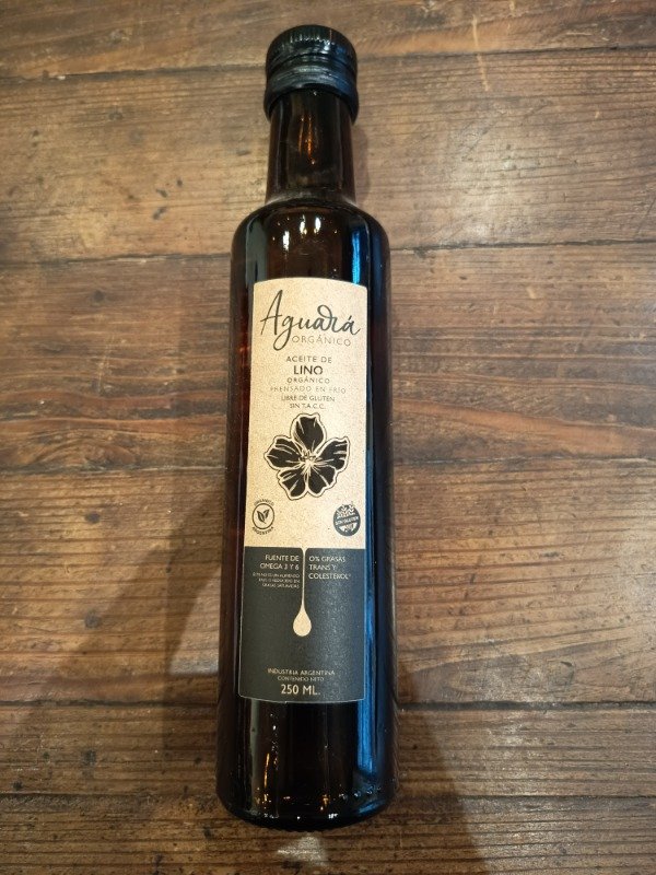 Producto - Aceite de Lino Orgánico Aguara 250ml