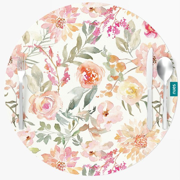 Producto - Set x 4 individuales redondos Bouquet