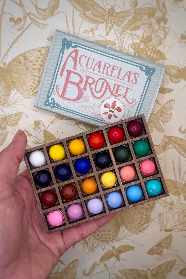 Producto - Paleta fosforera 24 colores clásicos y pasteles