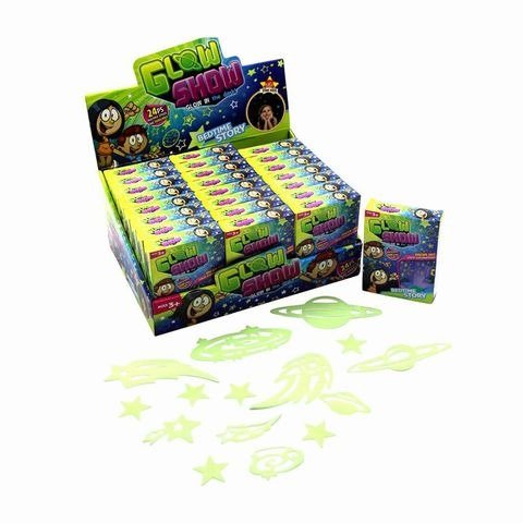 Producto - ESTRELLAS FLUORECENTES EN CAJA 12X9CM