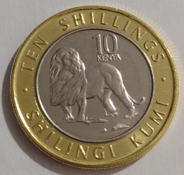 Producto - Kenia 10 shillings 2018 - 0