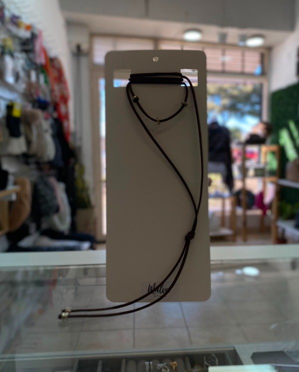 Producto - Choker Cordabtero Gamuza con dijes
