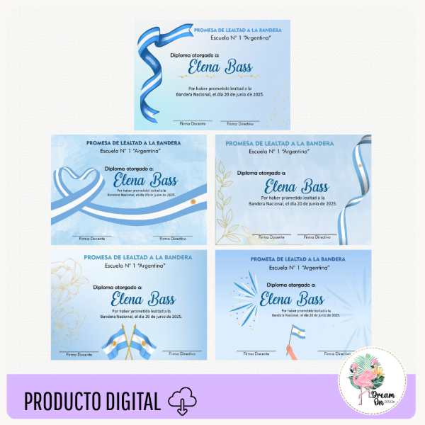 Producto - Diplomas Promesa Lealtad a la Bandera 2da Ed - 1