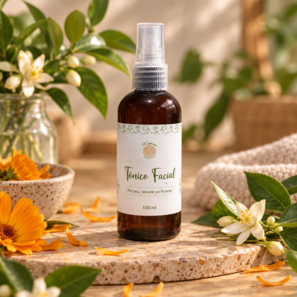 Producto - Tonico Facial para piel seca, sensible y/o con rosácea. 100 ml - 0