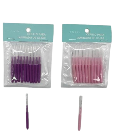 Producto - Micro Cepillos Para Cejas Y Pestañas X10pcs - City Girl
