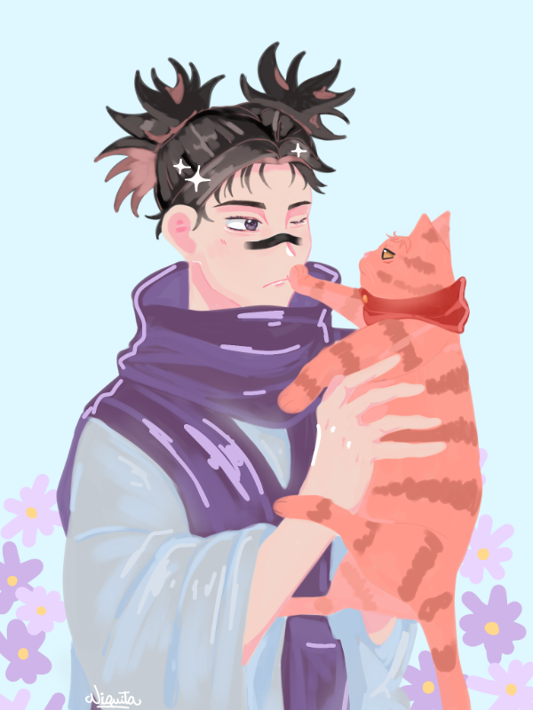 Producto - Choso y Yuji cat poster