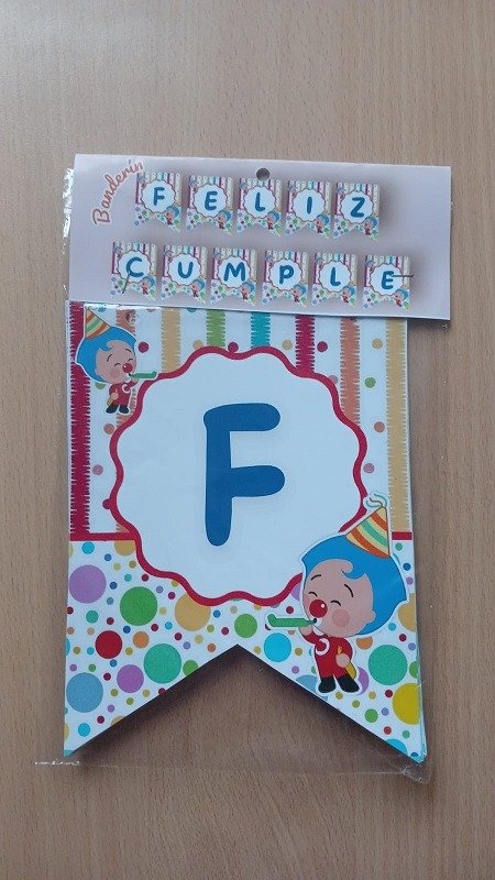 Producto - Banderín Personaje "FC" Plim Plim