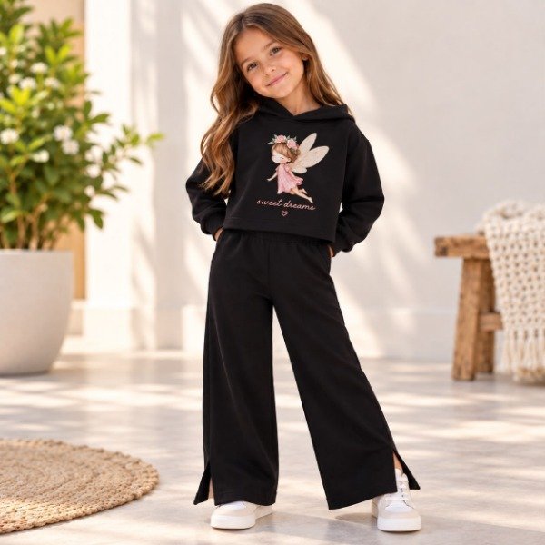 Producto - CONJUNTO BUZO + PANT RUSTICO (SIN FRISA) - NEGRO - 0