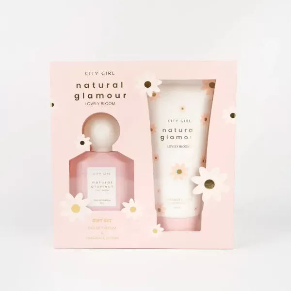 Producto - KIT DE PERFUME CON CREMA CORPORAL NATURAL GLAMOUR