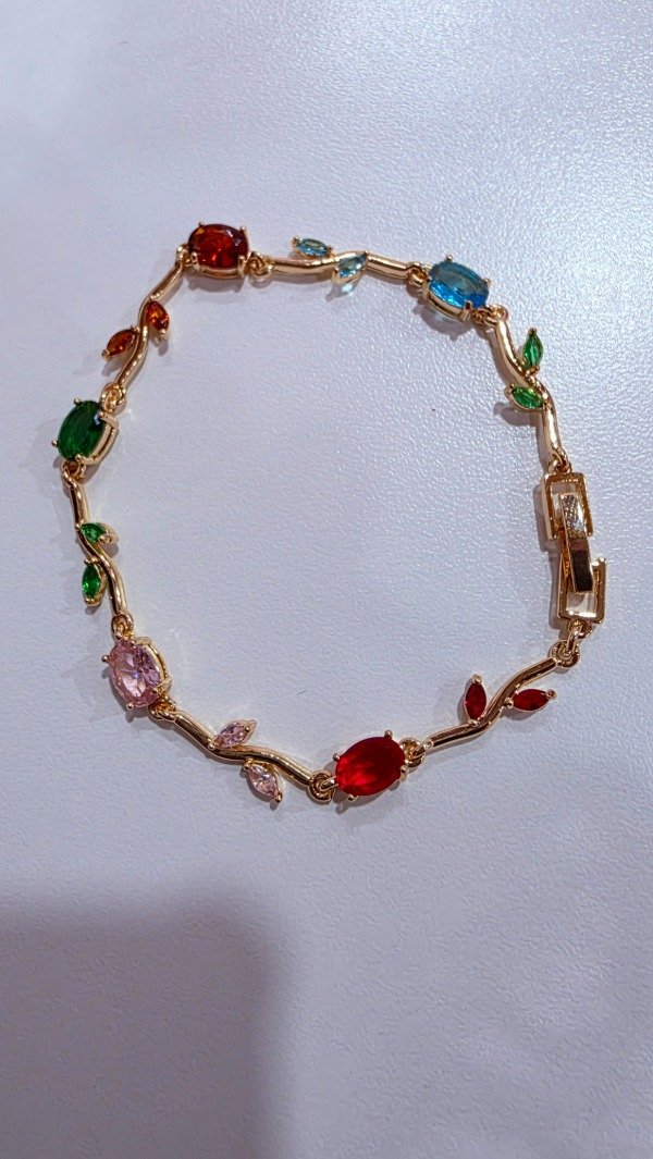 Producto - Pulsera tulipan colores doradas AD