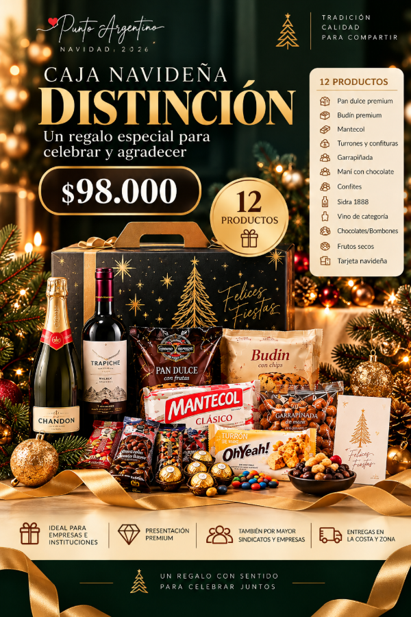 Producto - Caja Navideña Distinción 2026