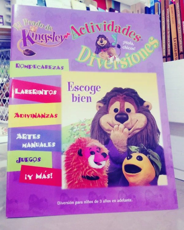 Producto - Libro Bíblico Para Colorear Niños Kingsley Escoge Bien