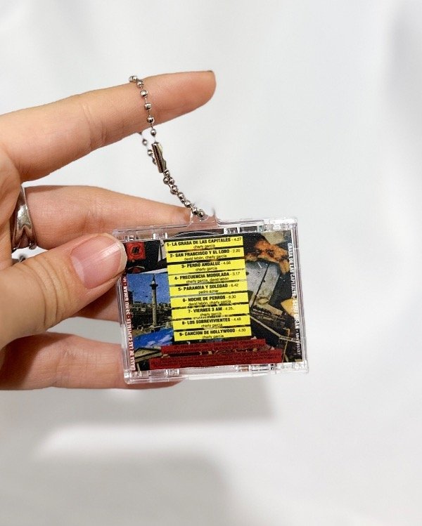 Producto - Llavero Mini Cd LA GRASA DE LAS CAPITALES Serú Giran  con NFC - Llaveros - 3