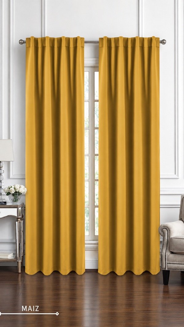 Producto - Cortina Blackout 140x220 Lisa Presilla Oculta Terrenal - 6